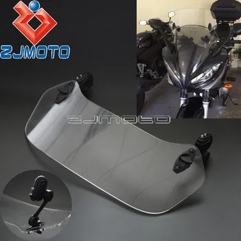 

Motorcycle Adjustable Clip-On Windscreen Spoiler Windshield Deflector X-Creen For Yamaha YZF R3 R1 FZ1 FZ6 FZ8 Fazer MT-09 FZ-09