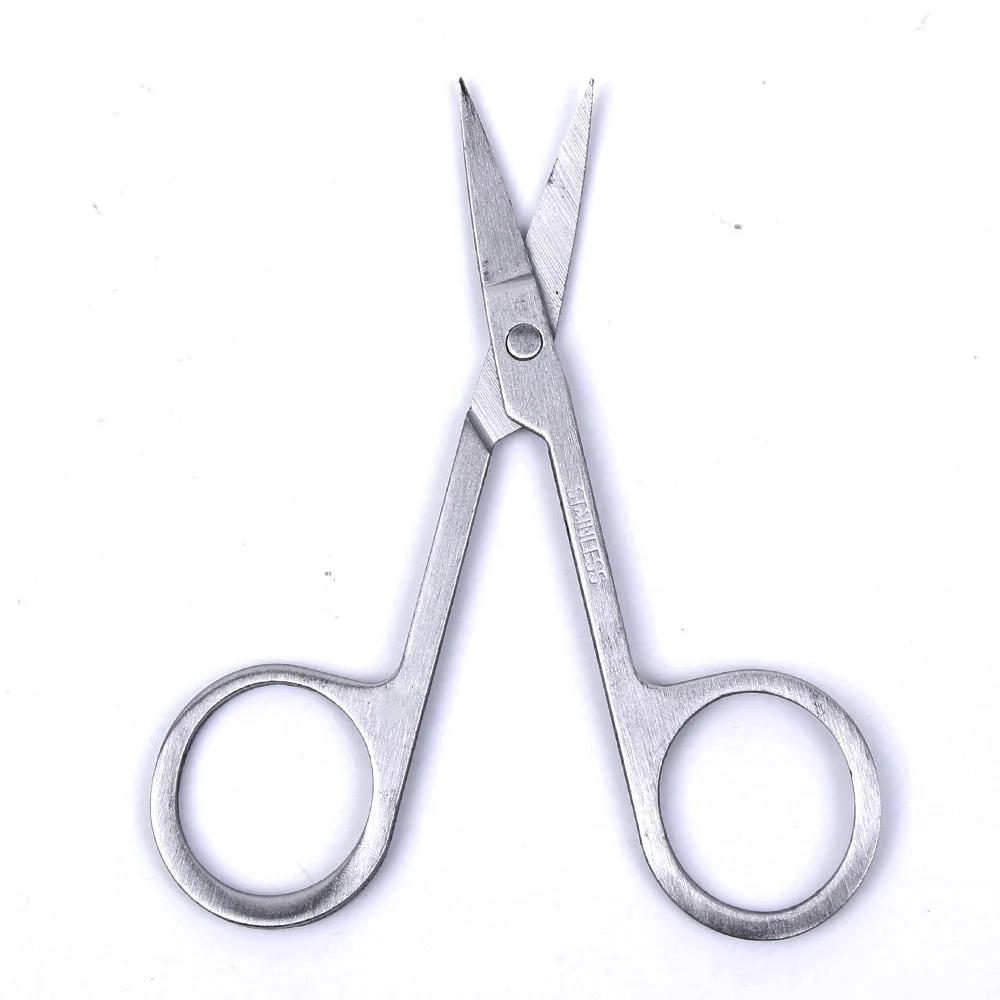 Stainless Steel Makeup Scissors Nose Hair Small Eyebrow Scissors Cut