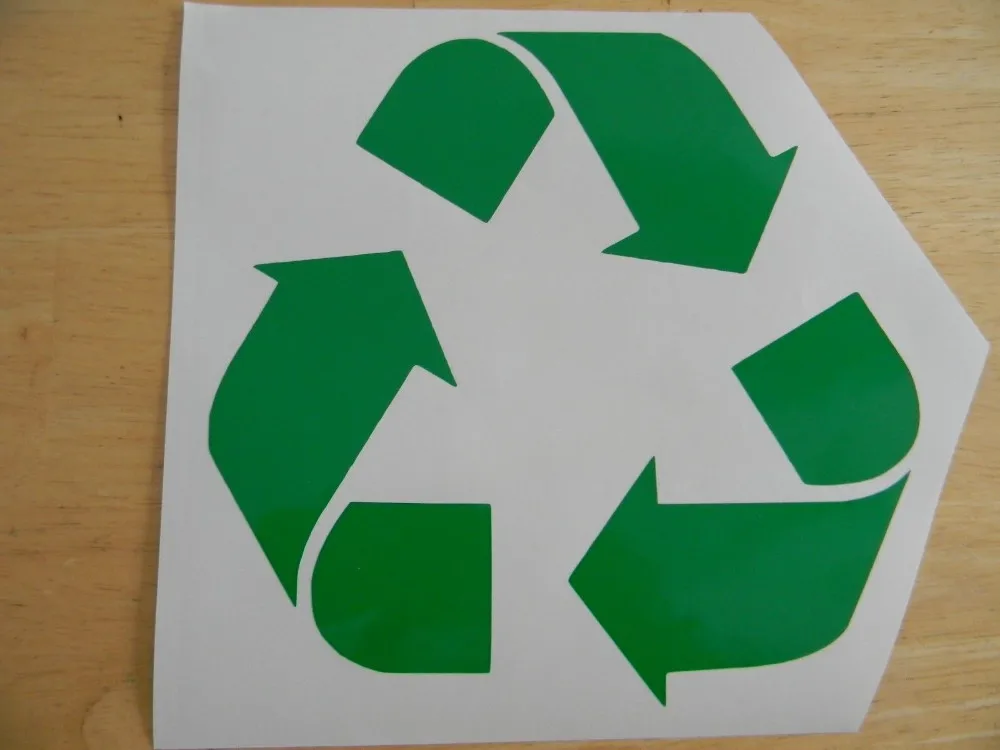 Recycle Logo Vinyl Decal Sticker Work or Home Renew and Reuse PICK SIZE & COLOR 