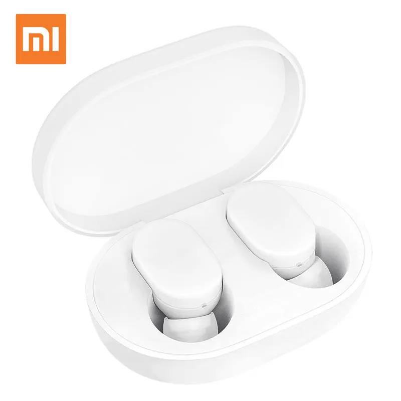 Наушники Xiaomi Mi AirDots с микрофоном стерео гарнитура TWS беспроводная передачей басов