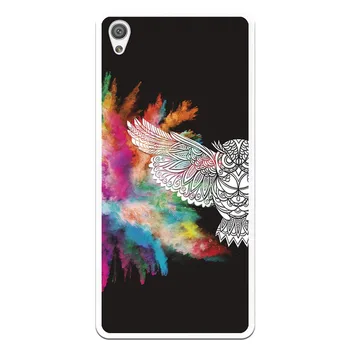 

WP006 Owl costume drawing stand case for Sony Xperia XA