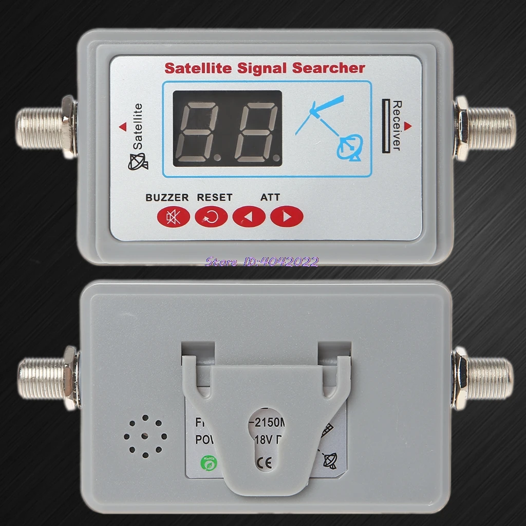 

Digital TV Antenna Satellite Signal Finder Meter Searcher LCD Display SF-95DL