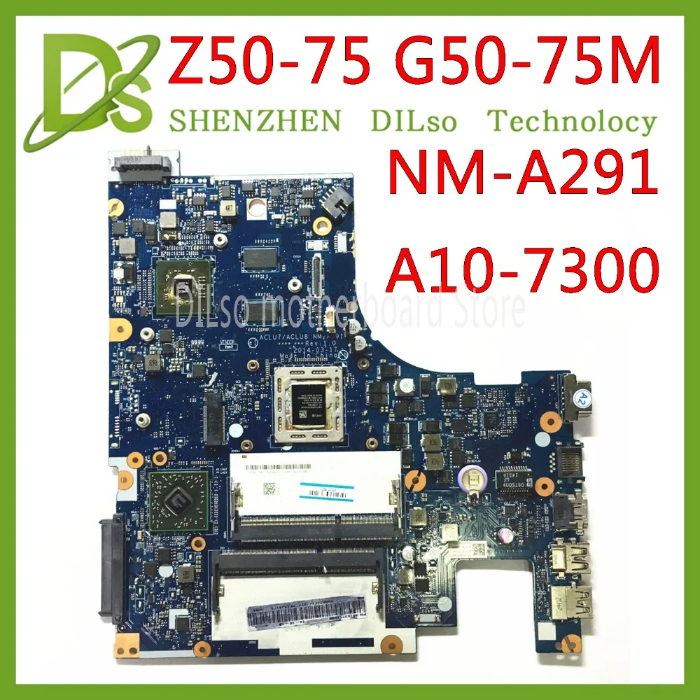 Kefu Z50-75 плата для lenovo Z50-75 G50-75M G50-75 материнской ACLU7/ACLU8 NM-A291 Rev1.0 с A10-7300 Процессор Тесты 100%