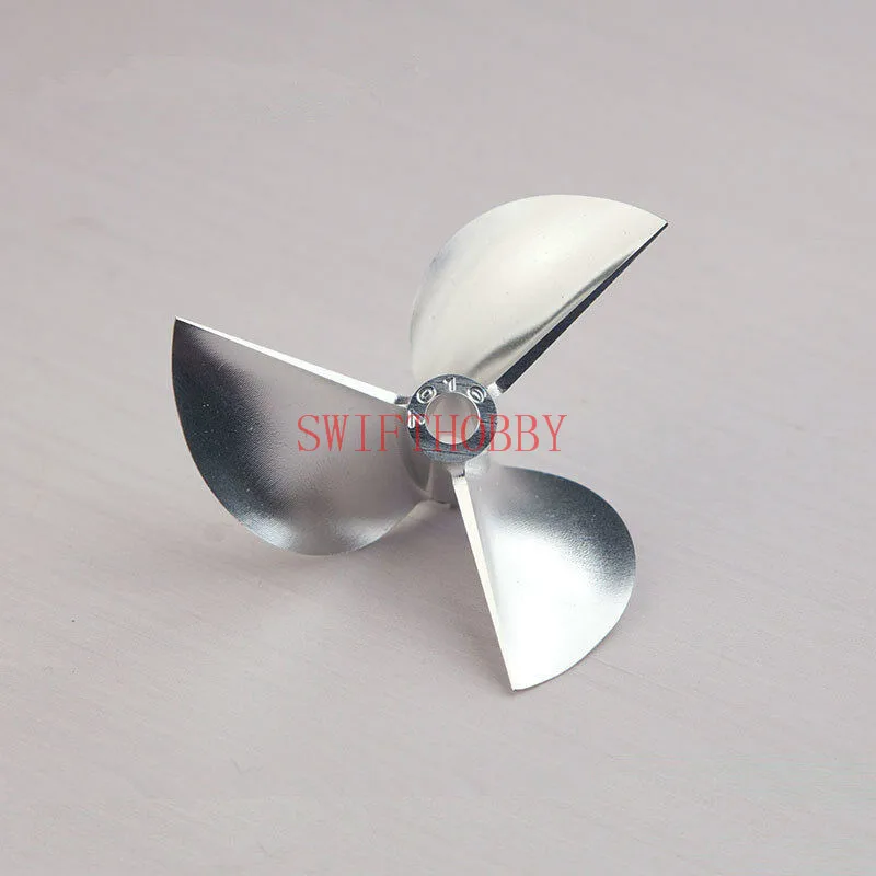 CNC 1/4 Алюминиевый Пропеллер 70 мм положительный 3 лезвия 7016 Prop P1.6 RC