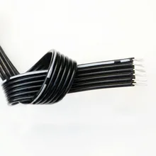 1 метр 24/26/28AWG 3P 4P 6P специальный мягкий высокотемпературный силиконовый кабель Мягкий параллельный провод луженая медная проволока Гибкая линия