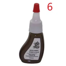 5 шт. постоянный Макияж микро пигменты набор чернил татуировки косметические 10 мл Для татуировка бровей Макияж tuape цвет