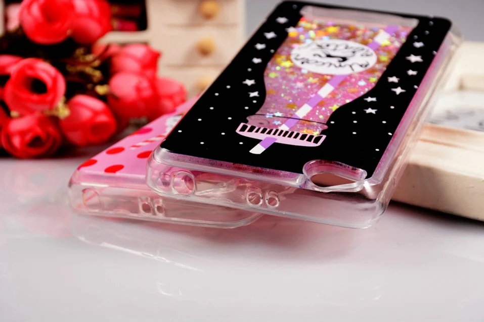 WhaY Quicksand Case For Xiaomi Redmi 4A Cover Silicone Cute Fashion Bottle Liquid Glitter Phone Case Redmi 4A Fundas Couque Capa (2)