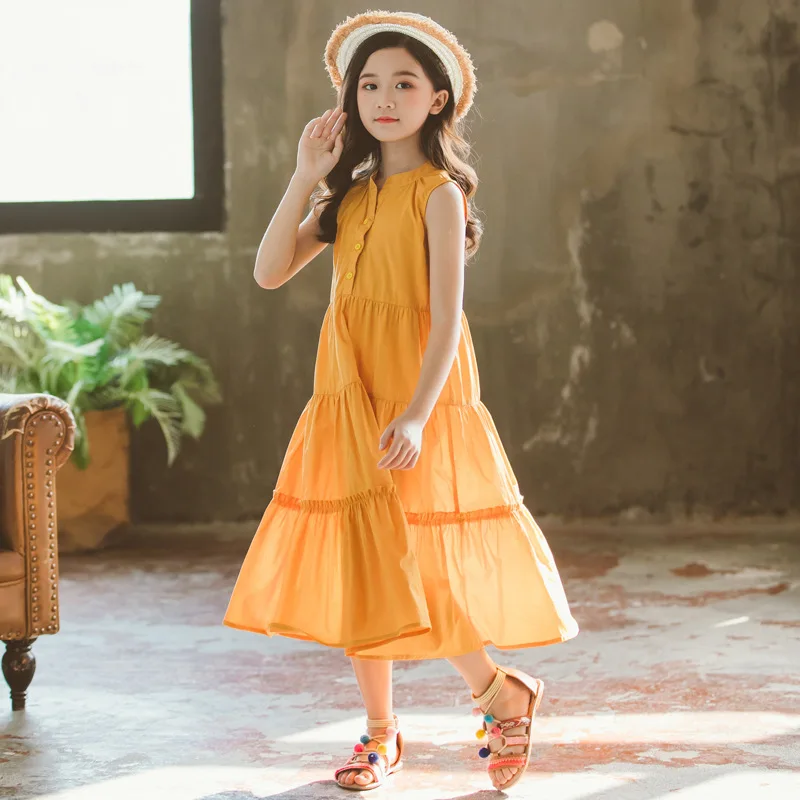 girls long summer dresses