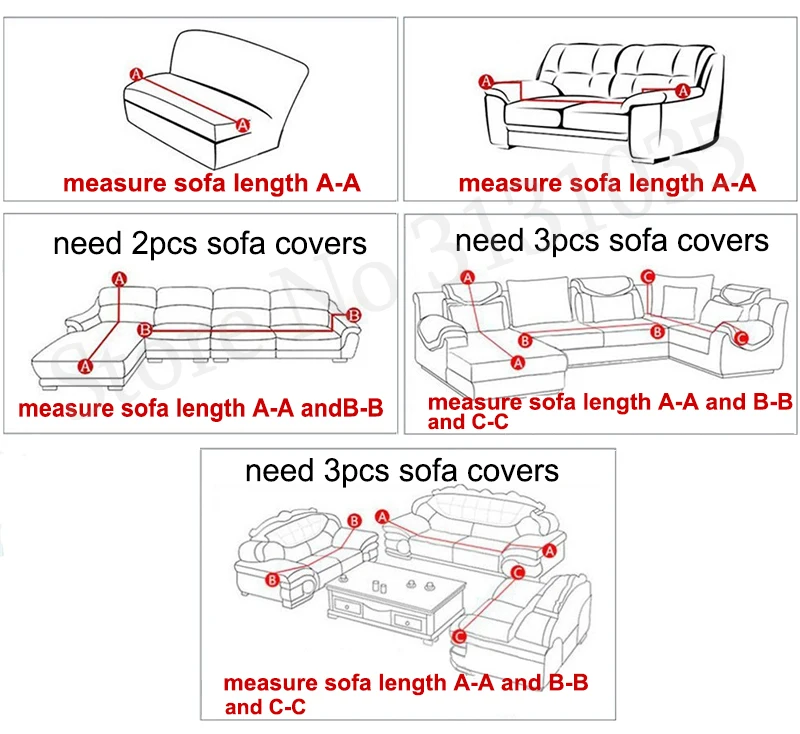 Угловой эластичная ткань для диванных чехлов стрейч подушки Универсальный кресло, мебель чехлов эластичный чехол на угловой диван обложки, 17 цветов
