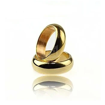 

Strong Magnetic Wizard PK Ring Round Gold magic ring magic tricks