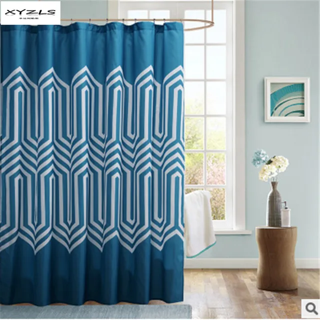 Us 22 42 Xyzls New Arrival Geometric Pattern Waterproof Shower Curtain Home Decor Polyester Fabric Bathroom Curtains 70x72inch 70x79inch In Us 22 42 Xyzls New Arrival Geometric Pattern Waterproof Shower Curtain Home Decor Polyester Fabric Bathroom Curtains 70x72inch 70x79inch In