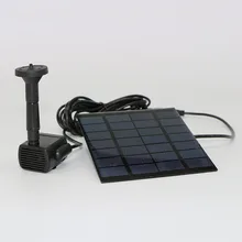 Solar Power Panel Water Pump Pool Pond Aquarium Fountain Landscape Garden Watering TN99