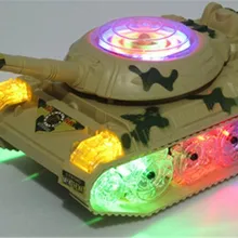 Армейский танк, движущийся светодиодный танк, игрушки с светильник, звук для мальчика/девочки, колесный светильник s панцирный танк, Радиоуправляемый радиоприемник, рождественский подарок, вечерние игрушки для детей