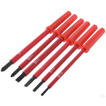 

7 Pcs 1000V Insulated Electrical Screwdriver Set CR-V Phillips Slotted Precision Hand Tool Hxx