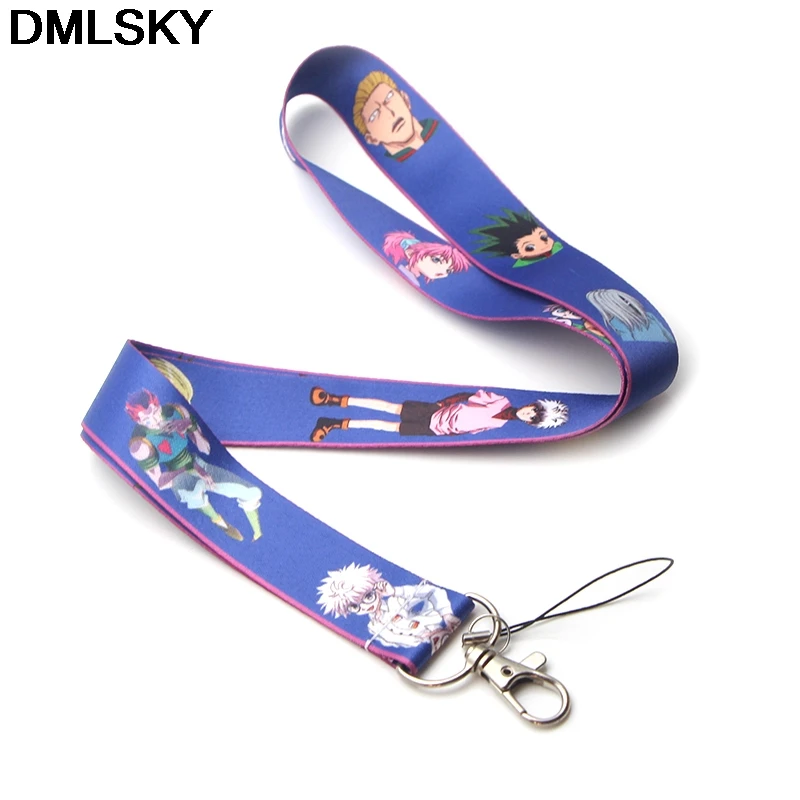 DMLSKY HUNTERxHUNTER аниме шнурок значок ID шнурки/веревка для телефона/брелок ключей шеи
