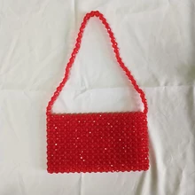 От производителя, цветная женская сумка через плечо, пляжная сумка с бисером