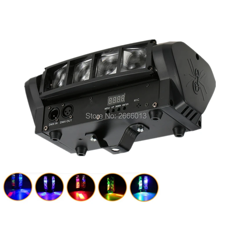 Niugul Mini LED Beam Spider light/8x10W RGBW Moving Head Lighting/LED Spider Light /DJ Beam Moving Head Lights For Home Party цена Niugul Mini LED Beam Spider light/8x10W RGBW Moving Head Lighting/LED Spider Light /DJ Beam Moving Head Lights For Home Party цены онлайн