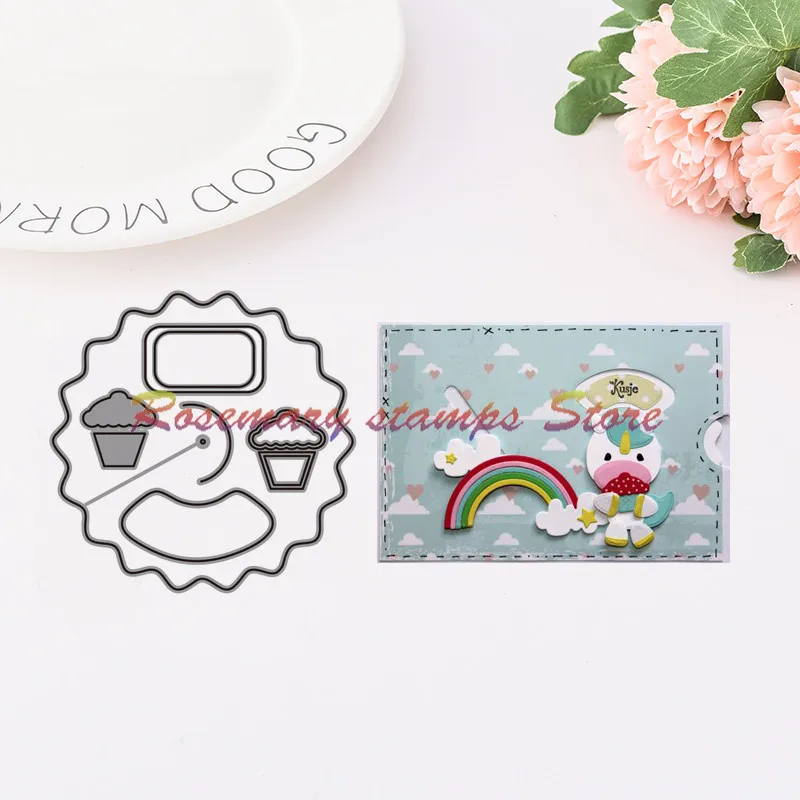

Rosemary stamps Suprise wheel Matal Cutting Dies and Stamps for Scrapbooking Photos Decorative EmbossingPaper Cards