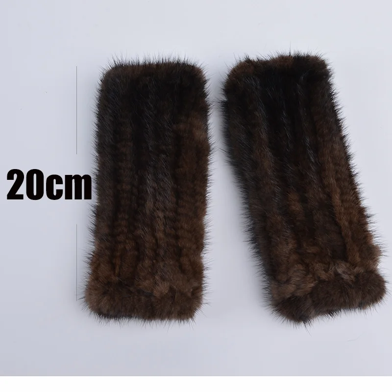 Зимние норковые меховые перчатки для женщин с высоким натуральным мехом перчатки 2017 новые женские 20 см модные натуральные перчатки