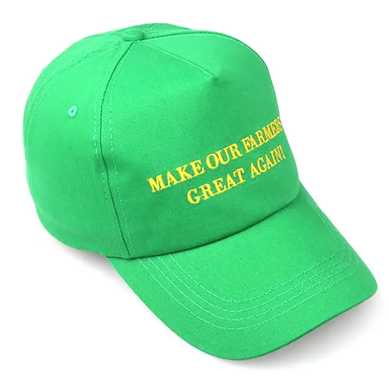 Baseball Cap Letter Embroidered Headwear Outdoor Sports Wear With Adjustable Back Closure American President Election Access