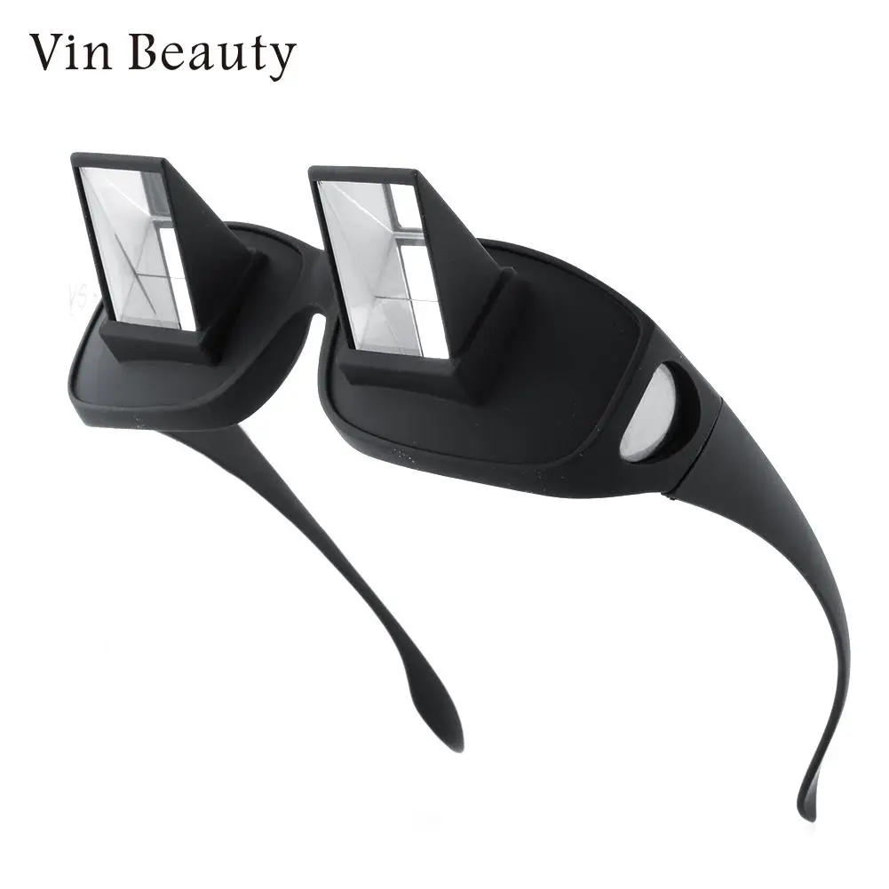

L HD Bed Prism Spectacles Horizontal Lazy view Glasses For Reanding NEW
