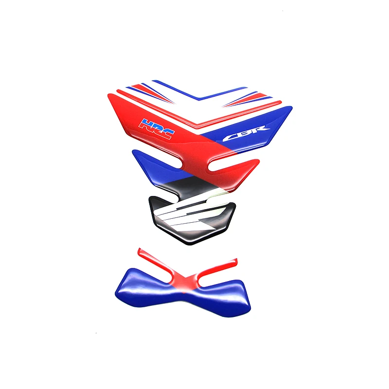 

Motorcycle Carbon Fiber 3M Emblem Tank Pad Protective Decal Stickers For Honda CBR CBR1000RR HRC