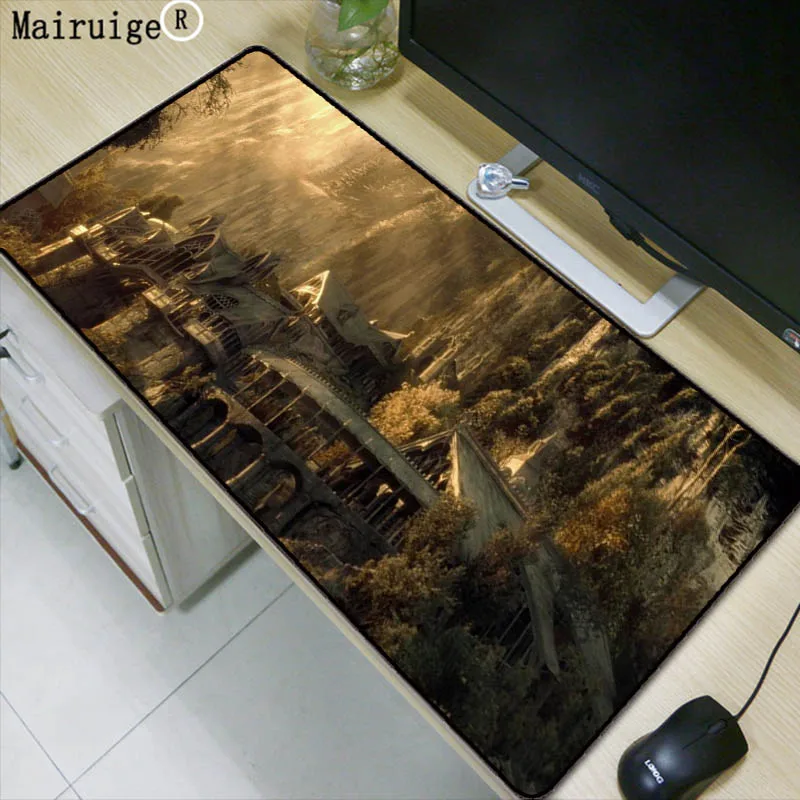 

Mairuige Lord of The Rings Gaming Mouse Pad Locking Edge Large Mouse Mat PC Computer Laptop Mouse Pad for CS GO Dota 2 Lol Gamer
