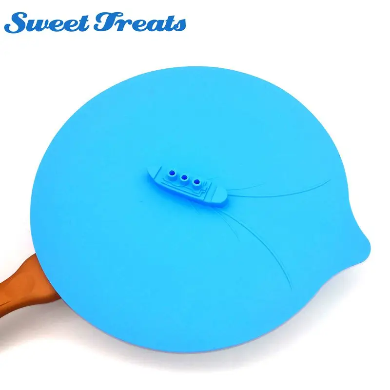 

Sweettreats 1PCS Steaming Lid Universal Silicone Pot Cover Pan Cooking Tool Pan Lid Boil Over Spill Stopper Cover Safe