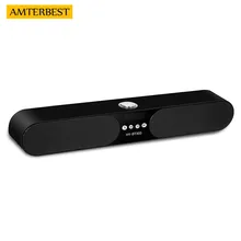 AMTERBEST Wireless Bluetooth Speaker Portable Speaker Sound System 3D Stereo Music Surround for Phones TV Ccomputers