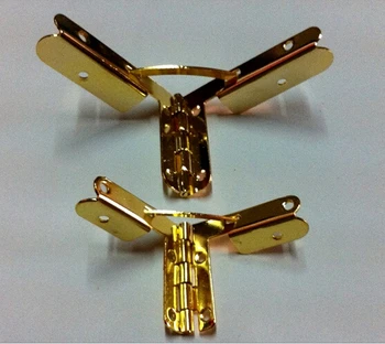 

20pcs/lot 40*50mm Factory direct Hinge Jin Support Wooden box hinge Iron sheet Aircraft Hinge Large ears Wholesale
