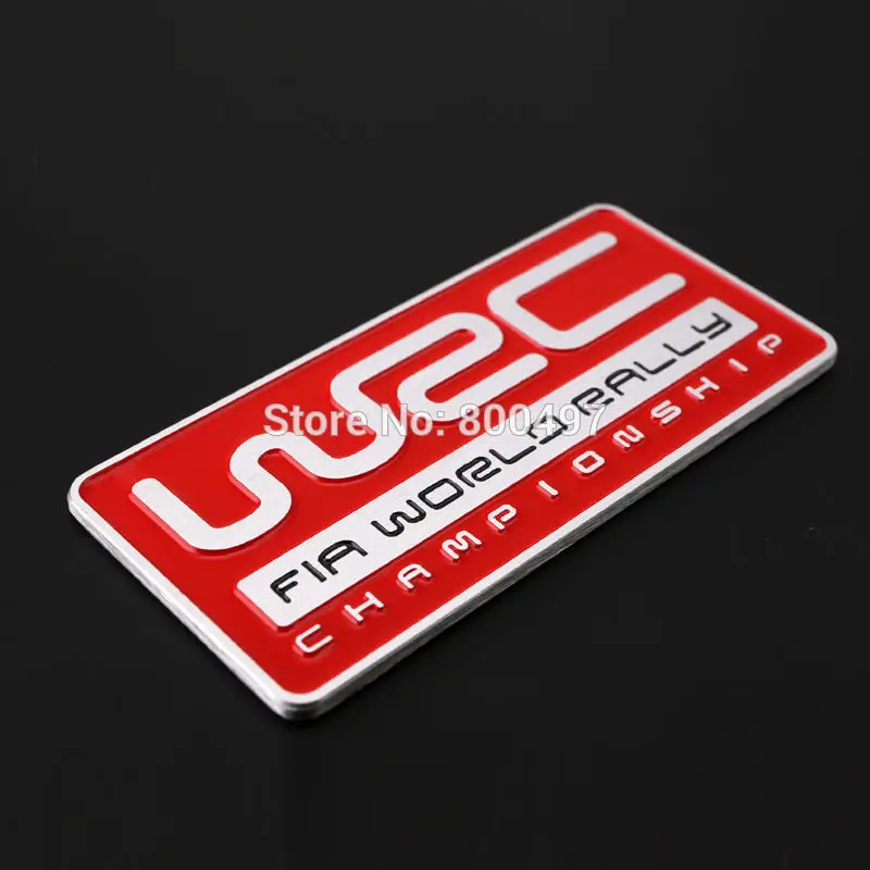 Новейшая 3D эмблема из алюминиевого сплава для WRC FIA Чемпионат мира по ралли