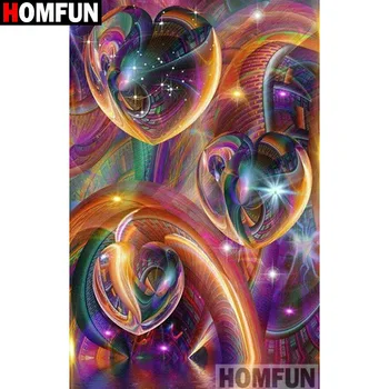 

HOMFUN Full Square/Round Drill 5D DIY Diamond Painting "Landscape painting" 3D Embroidery Cross Stitch 5D Home Decor A15979