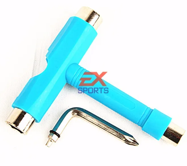 Roller Skate Skateboard Scooter Longboard 5-Way T Skate Board ATB Tool+Allen Key (3)