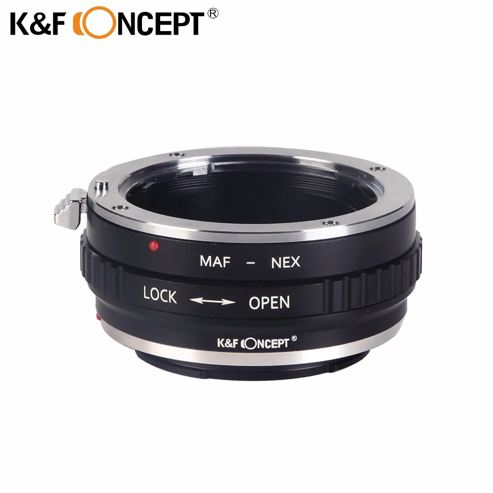 

K&F CONCEPT for MINOLTA(AF)-NEX Lens Mount Adapter Ring Aluminum And Copper Material for Minolta AF Lens To NEX Camera Body