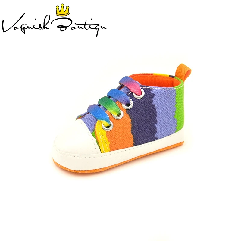 

newborn shoes rainbow printed shoes for girls casual baby schoenen