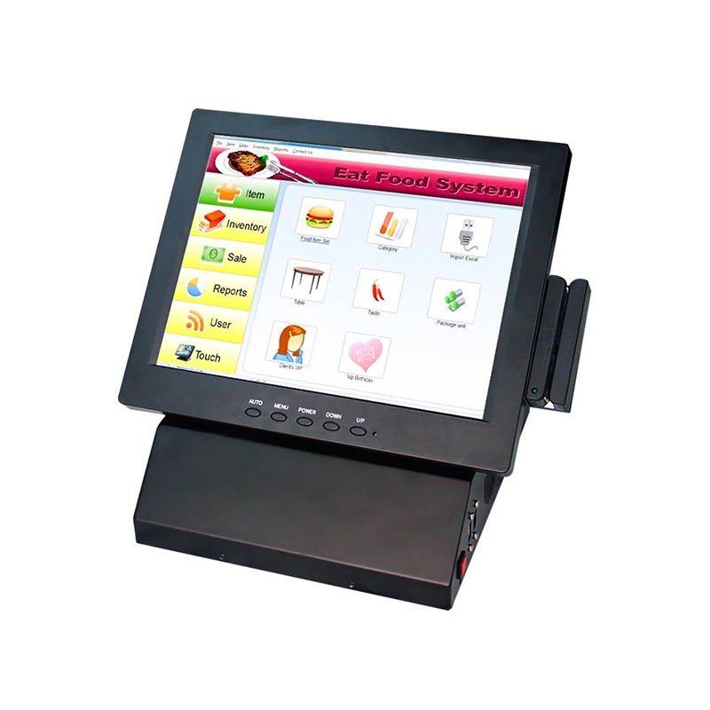 Pos الكل في واحد/نيس الجودة/الساخنة مبيعات 12-inch لمس تسجيل النقدية/pos استلام آلة 58 ملليمتر طابعة + درج النقدية الباركود ماسحة Pos الكل في واحد/نيس الجودة/الساخنة مبيعات 12-inch لمس تسجيل النقدية/pos استلام آلة 58 ملليمتر طابعة + درج النقدية الباركود ماسحة