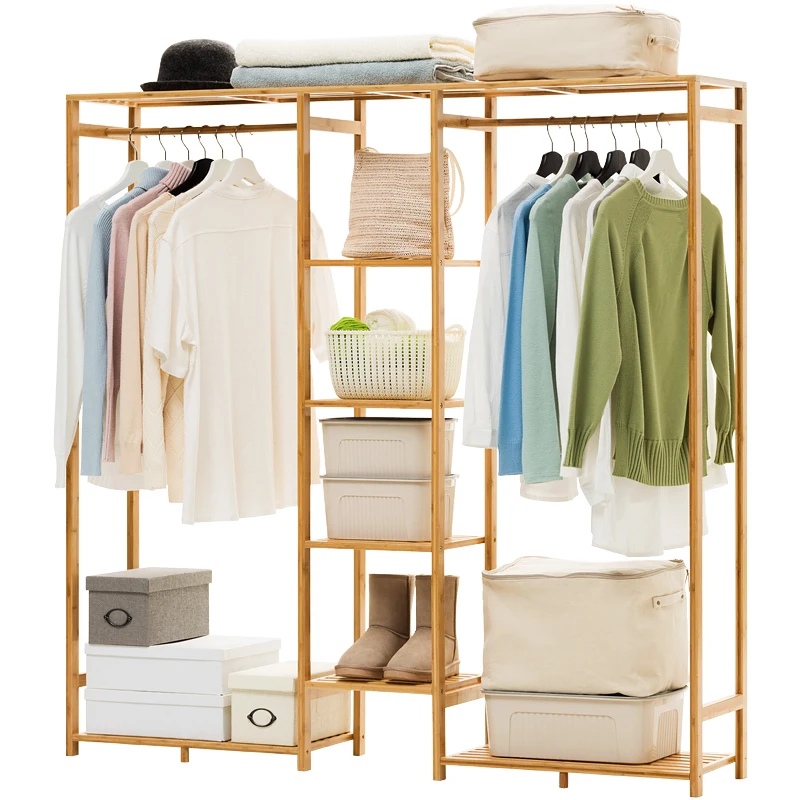 Модный шкаф для одежды в стиле Луи экономичный простой современный шкаф для хранения из твердой древесины