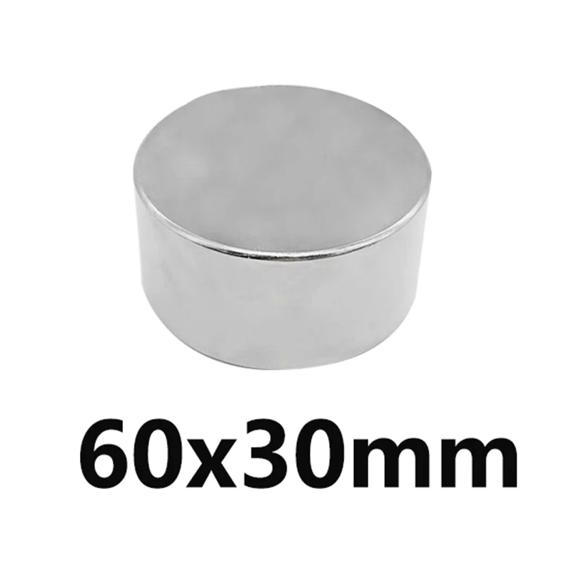 

1pcs 60x30 mm N35 Strong Neodymium Magnets 60mmx30mm Automobile Engine Oil Filter Strong Magnet Economizer Craft