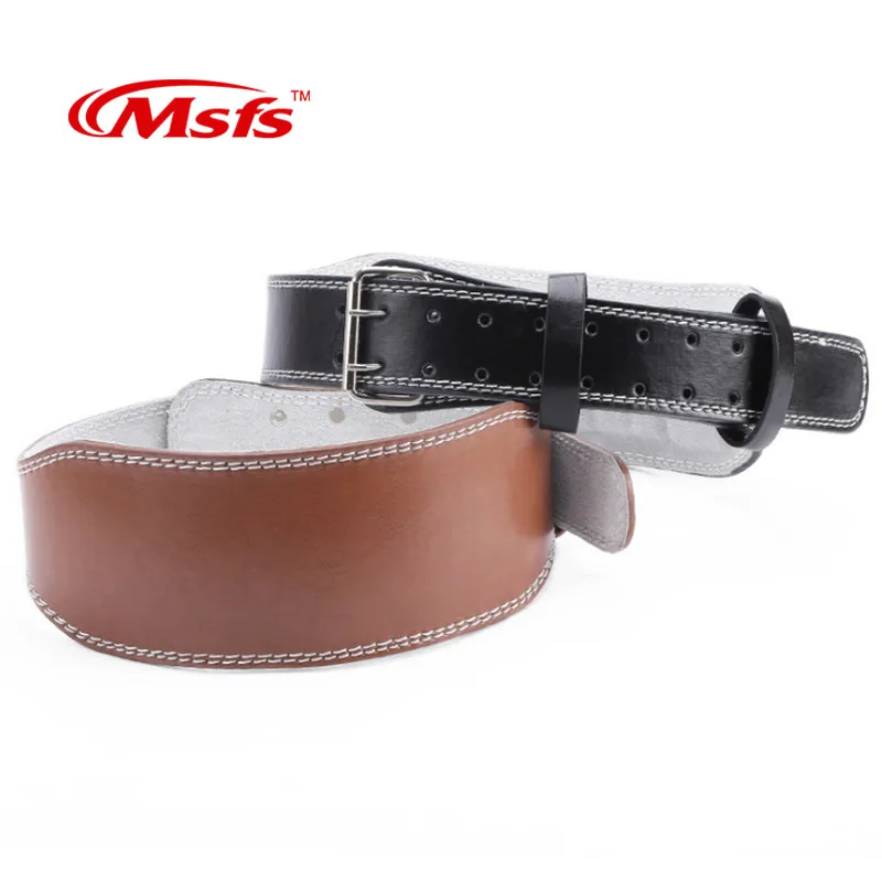  High Quality Weightlifting Belt PU Leather Gym Fitness Dumbbell Lumbar Support Crossfit Musculation