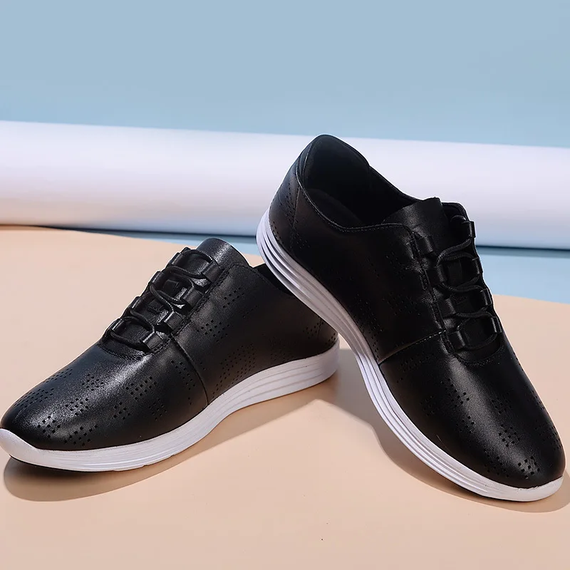 Peau Cuir Sneakers En allumette Rétro Automne Occasionnels Mode Chaussures Respirant Britannique De D'été Hommes Printemps Mâle Tout Vache LSMVGqUzp