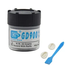 GD 30 г серый nano GD900 содержащий серебро Термальность проводимость Смазка Вставить силиконовые соединения радиатора 4.8 Вт/M-K Для Процессор