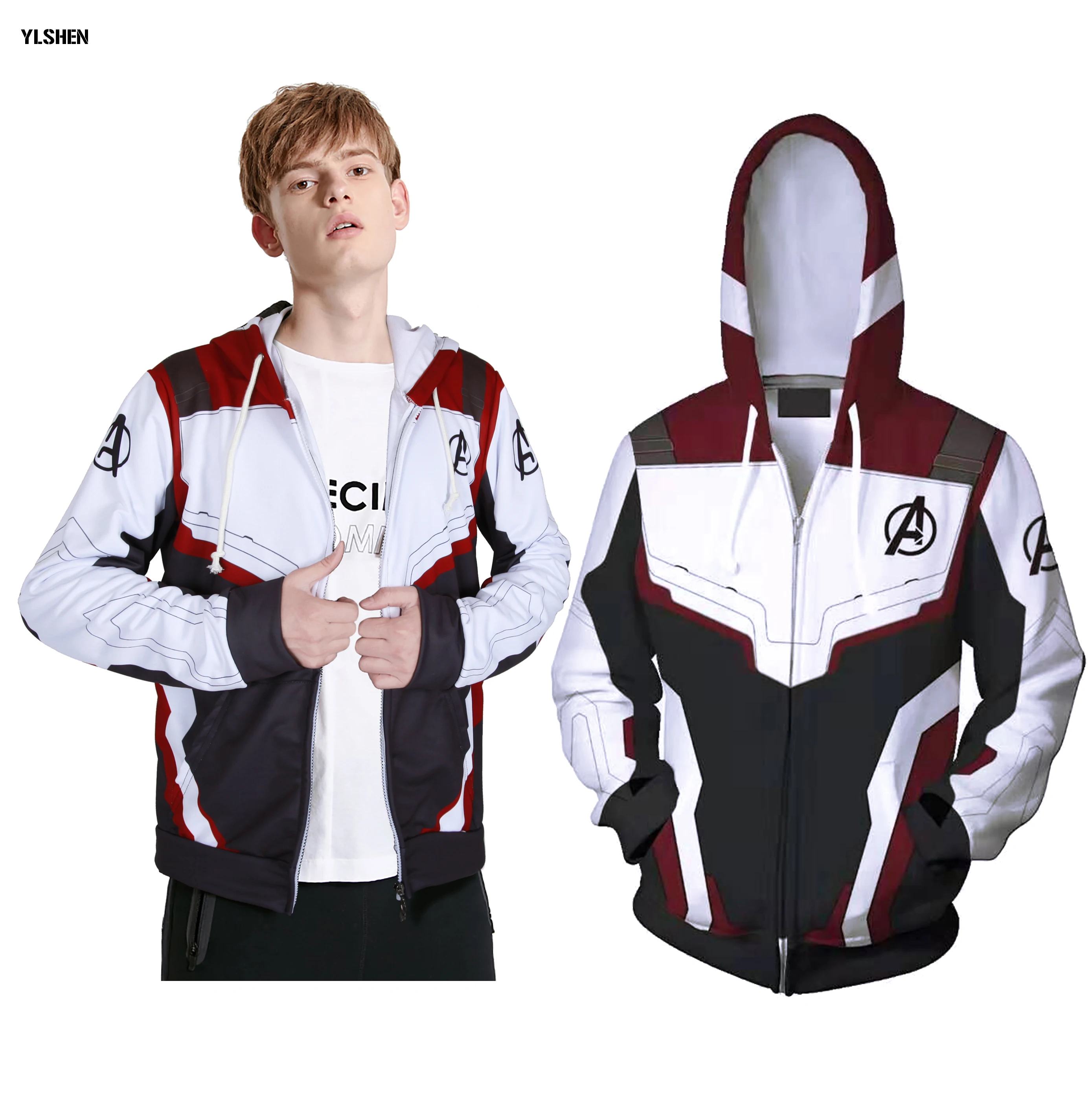 Avengers Endgame Jacket Hoodie Avengers Cosplay Costumes Sweater Spiderman Costume Sweatshirt Harry Potter Suit Zeemeerminstaart