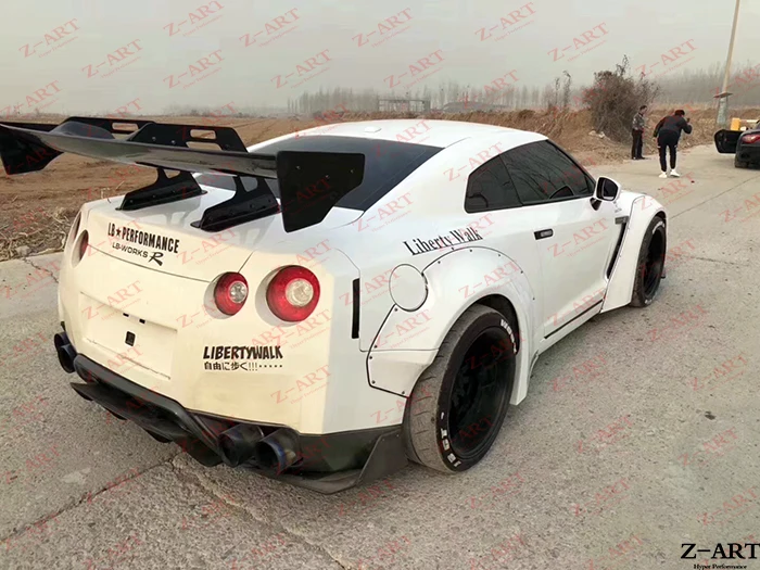 Z-AR широкий обвес для GTR модифицированный обвес для GTR R35 рефит широкий обвес для GT-R R35 тюнинг обвес