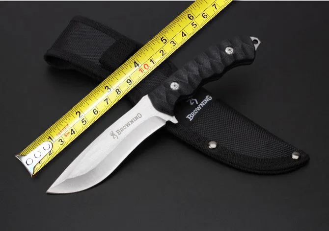 

Camp Browning Tactical Fixed Blade Knives,Utility Outdoor Survival Knife,Hunting Multi Tools 5Cr13Mov Blade G10 Handle