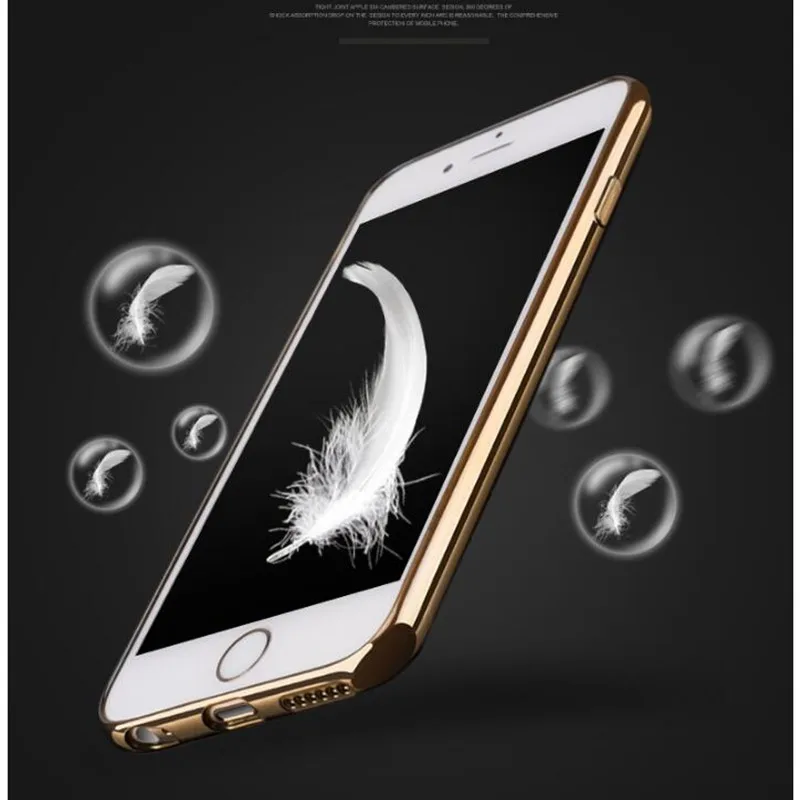 iphone 7 silicone case Fashion Rose gold Luxury Plating Case For iPhone X XS MAX XR Soft Clear TPU Cover For iPhone 12 6 7 8 plus ip 11 Pro MAX Coque iphone 7 waterproof case