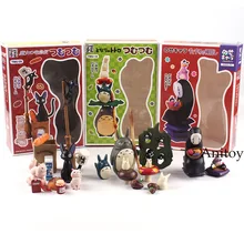 Аниме Хаяо Миядзаки фигурка черная кошка Jiji семья без лица человек большой средний мини Тоторо Фея пыль ПВХ игрушка куклы подарок Ghibli
