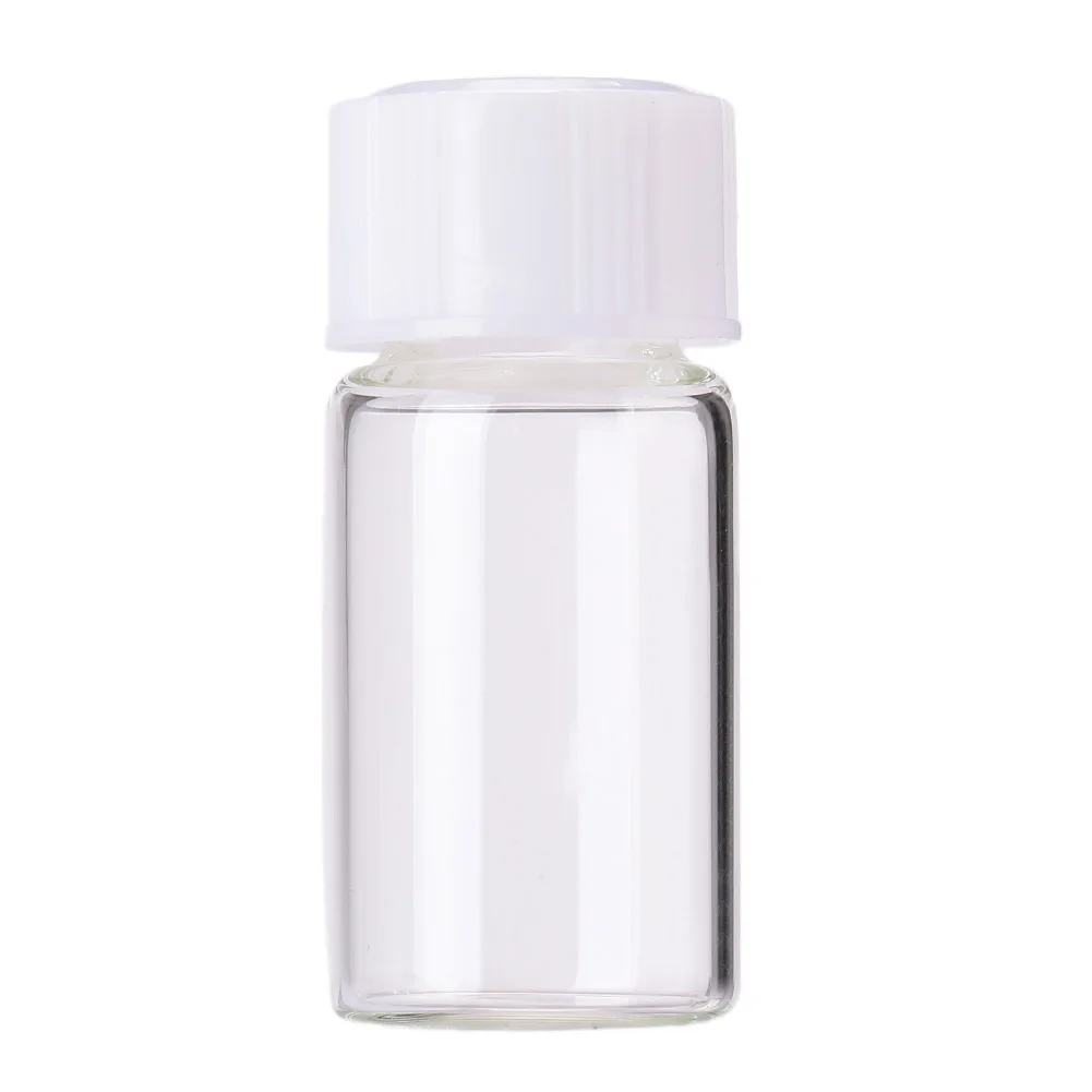 

Glass Vials 3.0ml Transparent Screw Cap Seed Reagent Laboratory Medicine 10pcs/Set Leak Proof Biomedical Chemical