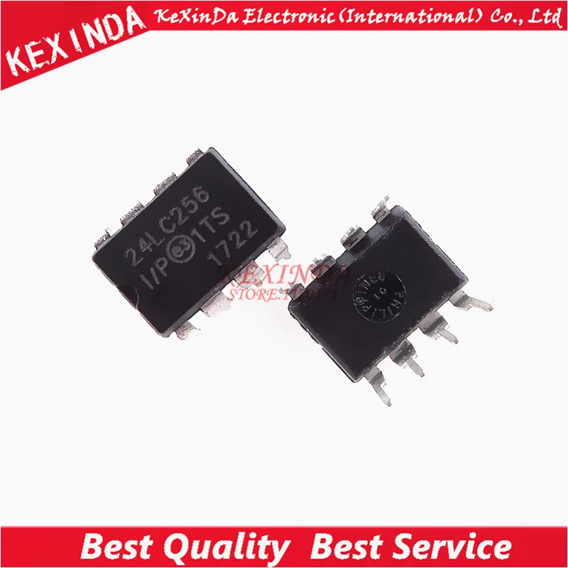 24LC256 I/P 24LC256 I/P DIP 8 IC 10pcs/lot Free shipping-in Integrated ...