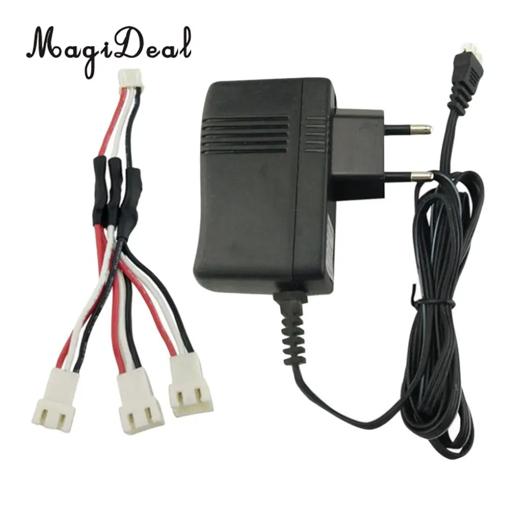MagiDeal Lipo Battery Charger+3 in 1 Charge Line for SYMA X8SW X8SC X8C X8G X8HW X8HC X8SG X8 PRO V262 V913 X6 Drone