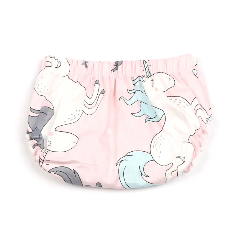 Summer Unicorn Print Newborn Baby Toddler Cotton Bloomers Boys Girls Floral Shorts Infant Panties PP Shorts Baby Shower Gift (2)